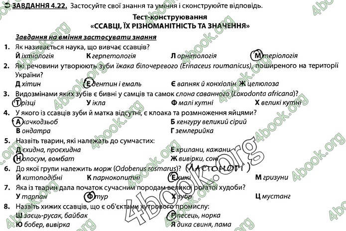 Збірник Біологія 7 клас Соболь