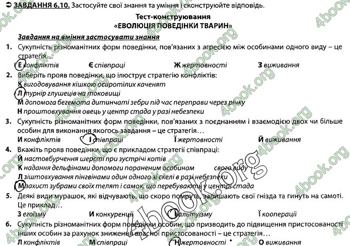 Збірник Біологія 7 клас Соболь