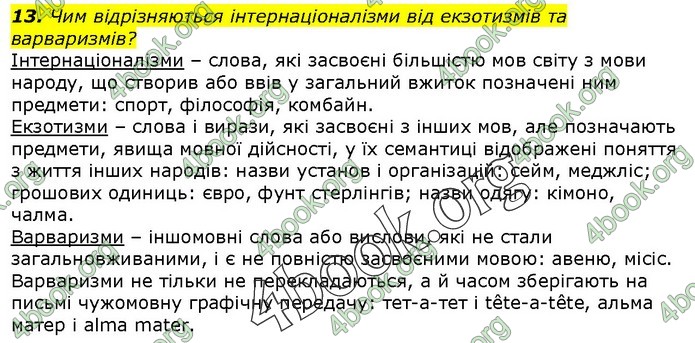 ГДЗ Українська мова 10 клас Ворон 2018