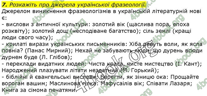 ГДЗ Українська мова 10 клас Ворон 2018