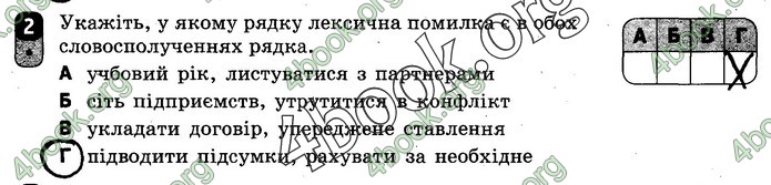 Зошит Українська мова 10 клас Жовтобрюх. ГДЗ