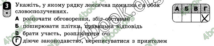 Зошит Українська мова 10 клас Жовтобрюх. ГДЗ