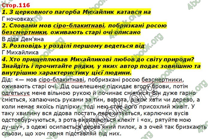 ГДЗ Українська література 7 клас Авраменко