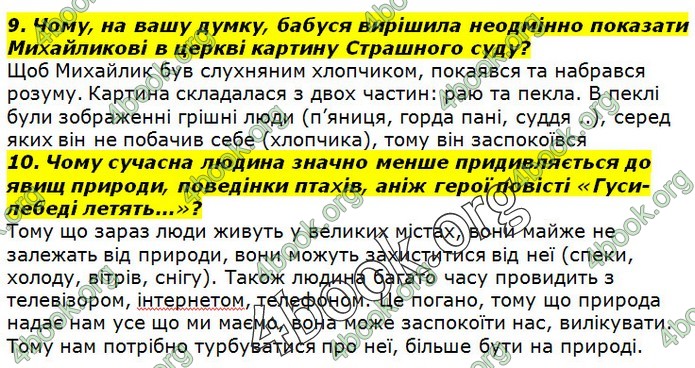 ГДЗ Українська література 7 клас Авраменко