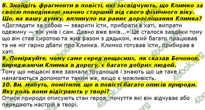 ГДЗ Українська література 7 клас Авраменко