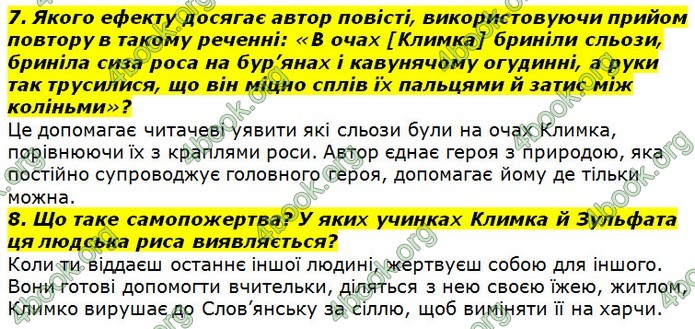 ГДЗ Українська література 7 клас Авраменко