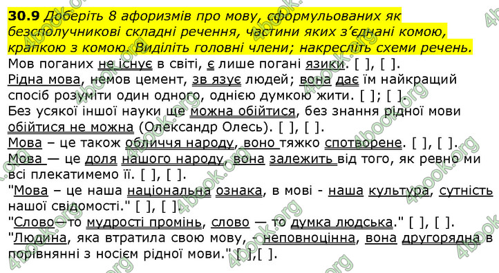 Українська мова 9 клас Голуб. ГДЗ