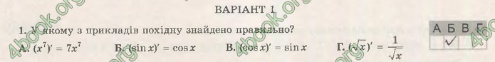 Зошит Математика (алгебра) 10 клас Істер. ГДЗ