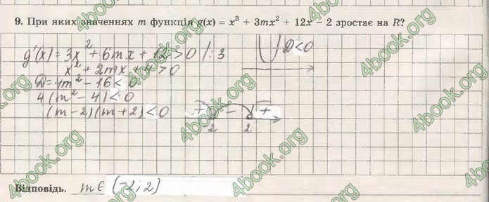 Зошит Математика (алгебра) 10 клас Істер. ГДЗ