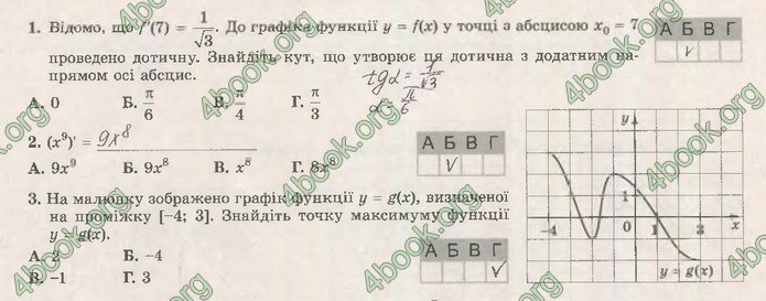 Зошит Математика (алгебра) 10 клас Істер. ГДЗ