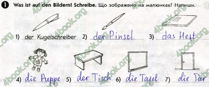 Тестовий зошит Німецька мова 5 клас Сотникова. ГДЗ