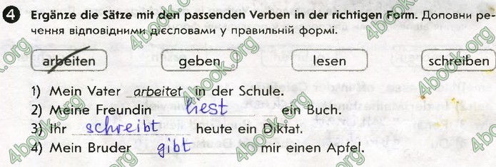 Тестовий зошит Німецька мова 5 клас Сотникова. ГДЗ