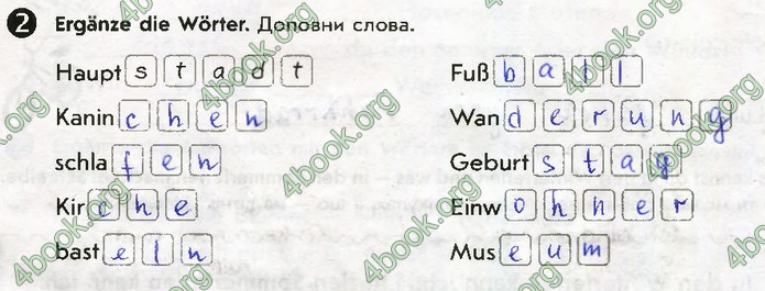 Тестовий зошит Німецька мова 5 клас Сотникова. ГДЗ