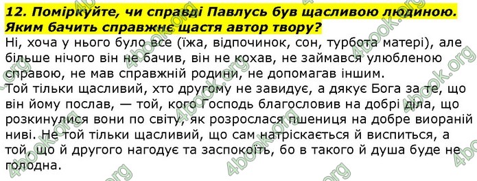 ГДЗ Українська література 7 клас Авраменко