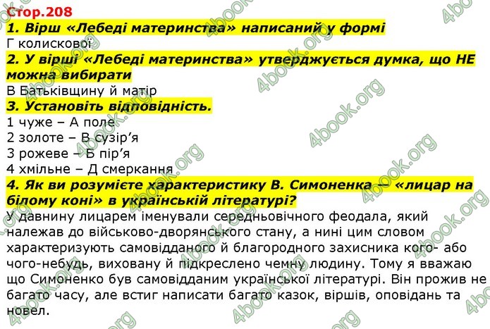 ГДЗ Українська література 7 клас Авраменко