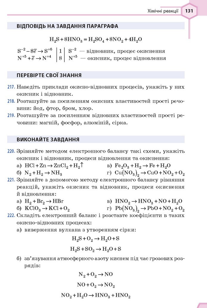 Хімія 9 клас Гранкіна 2017