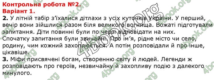 ДПА Українська мова 4 клас Пономарьова 2020 