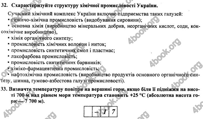 Географія 9 клас Кузишин ДПА 2020. Відповіді 