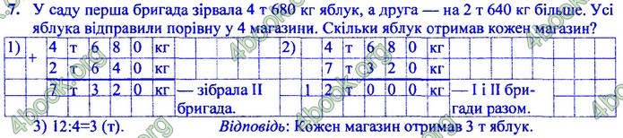 Збірник Математика 4 клас Корчевська ДПА 2020. Відповіді 