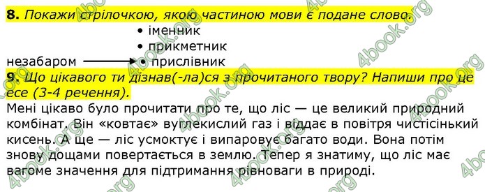 Збірник Українська мова 4 клас Сапун ДПА 2020. Відповіді