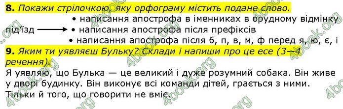 Орієнтовні контрольні Українська мова 4 клас Савчук ДПА 2020. Відповіді 