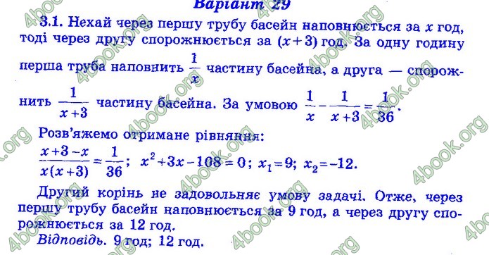 Збірник Математика 9 клас Істер ДПА 2020 зелений