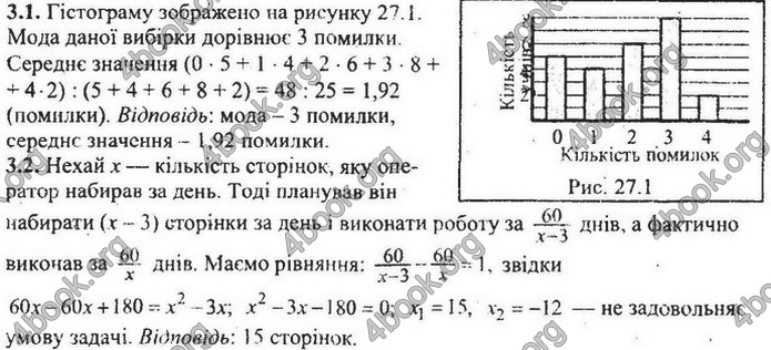 Збірник Математика 9 клас Мерзляк ДПА 2020