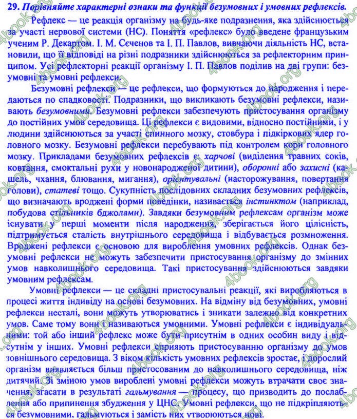 Біологія 9 клас Барна ДПА 2020. Відповіді