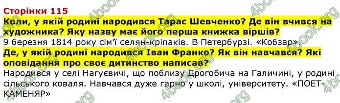 Літературне читання 4 клас Савченко. ГДЗ