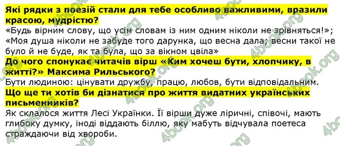 Літературне читання 4 клас Савченко. ГДЗ