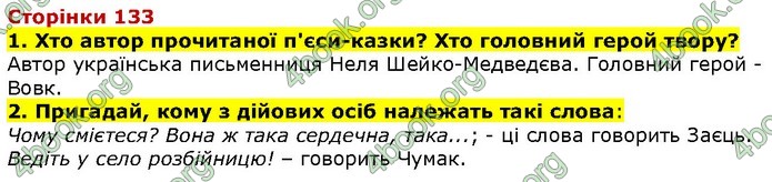 Літературне читання 4 клас Савченко. ГДЗ