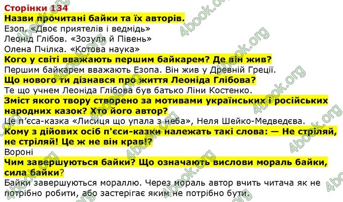 Літературне читання 4 клас Савченко. ГДЗ