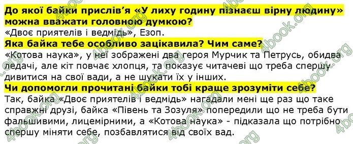 Літературне читання 4 клас Савченко. ГДЗ