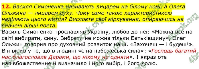 ГДЗ Українська література 7 клас Авраменко