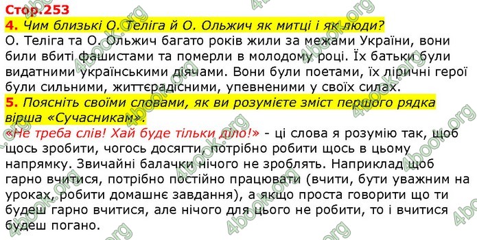 ГДЗ Українська література 7 клас Авраменко