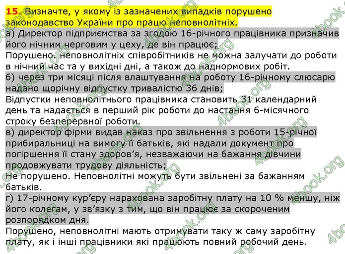 ГДЗ Правознавства 9 клас Наровлянський