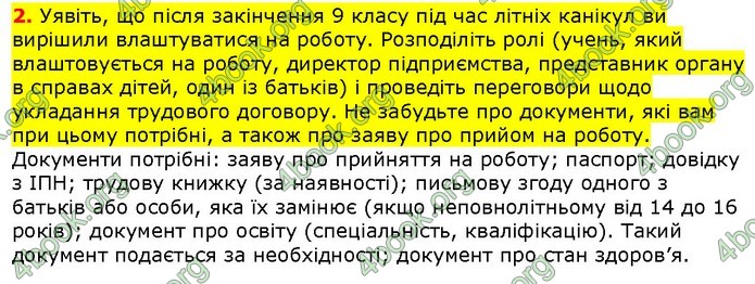 ГДЗ Правознавства 9 клас Наровлянський