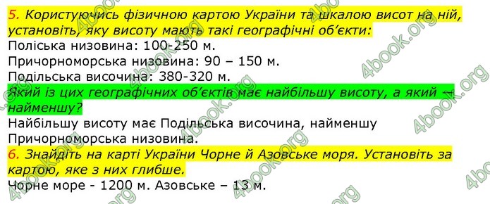 ГДЗ Природознавство 5 клас Ярошенко 2018