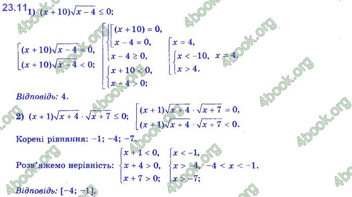 ГДЗ Алгебра 11 клас Мерзляк 2019