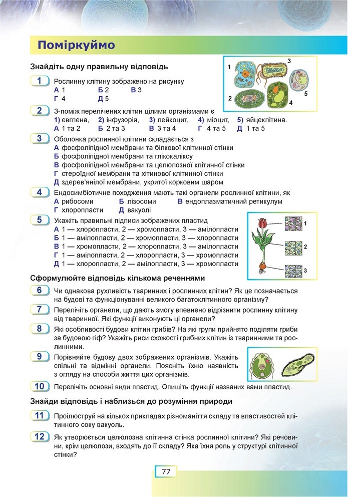 Біологія 9 клас Шаламов