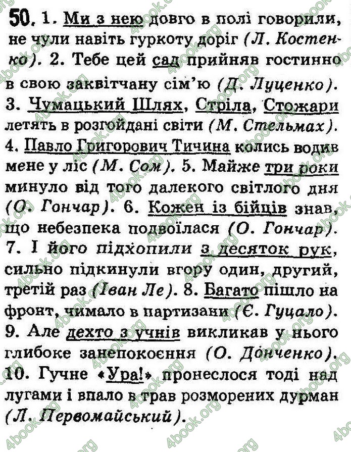 Українська мова 8 класс Заболотний (Рус.) 2008. ГДЗ