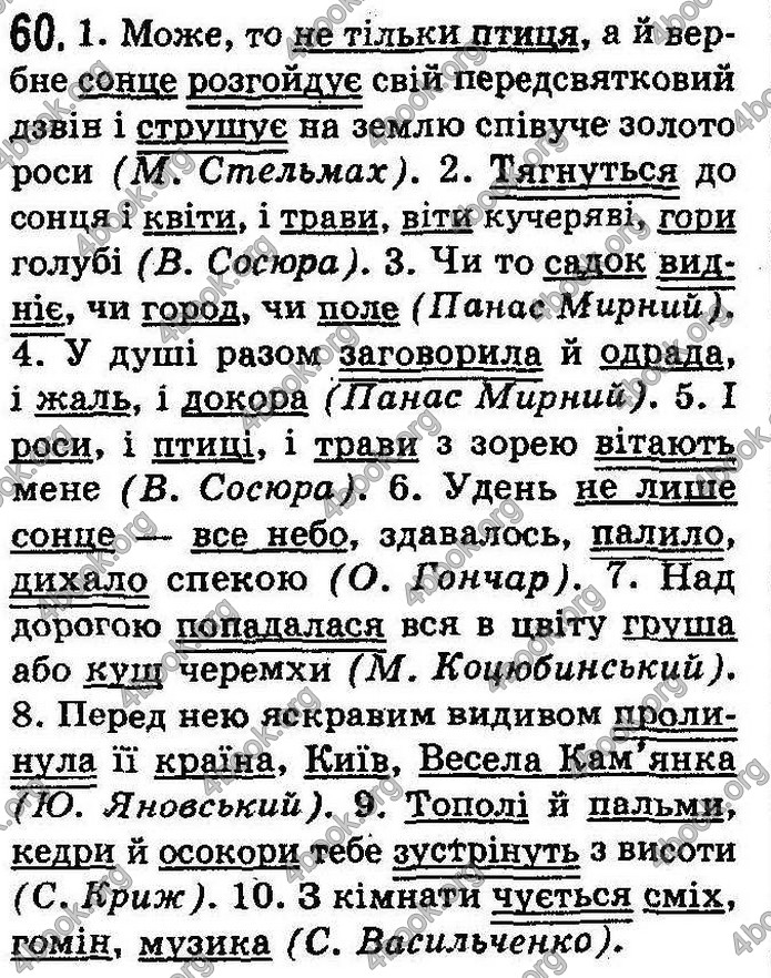 Українська мова 8 класс Заболотний (Рус.) 2008. ГДЗ