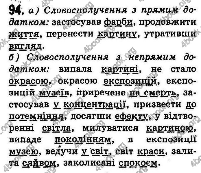 Українська мова 8 класс Заболотний (Рус.) 2008. ГДЗ