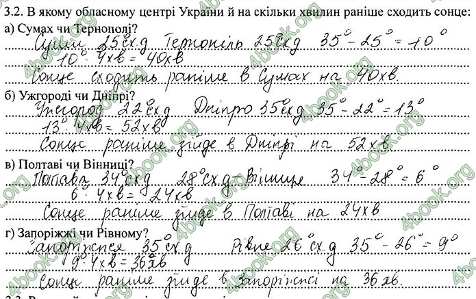 Зошит Географія 11 клас Кобернік. ГДЗ