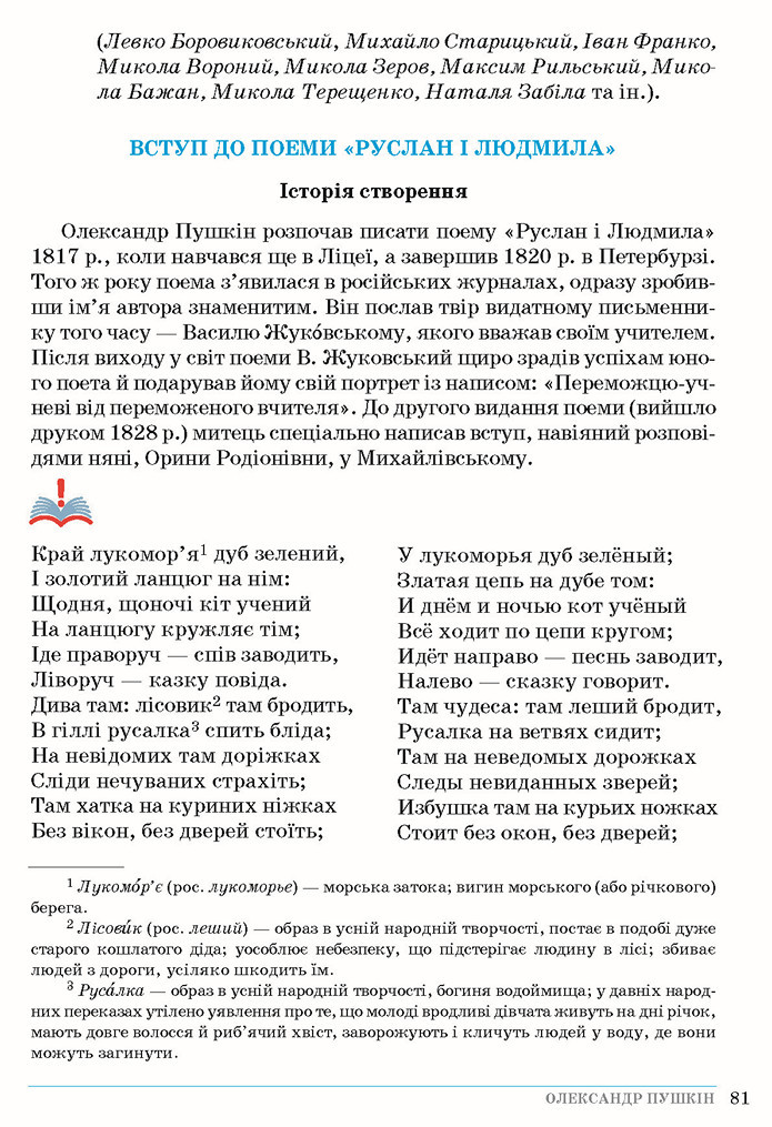 Зарубіжна література 5 клас Ніколенко 2018