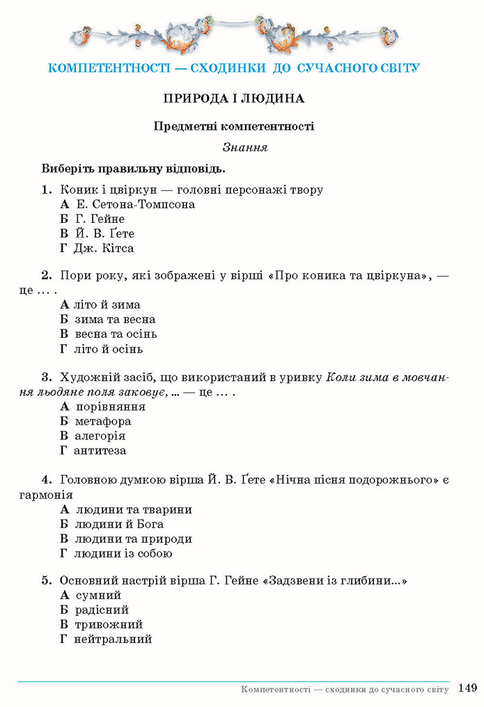 Зарубіжна література 5 клас Ніколенко 2018