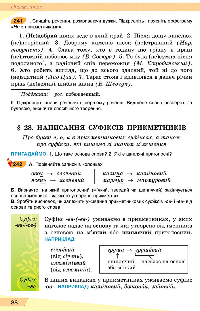 Українська мова 6 клас Заболотний 2019 (Рус)