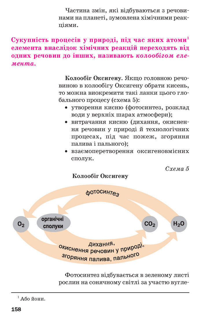 Підручник Хімія 7 клас Попель 2020