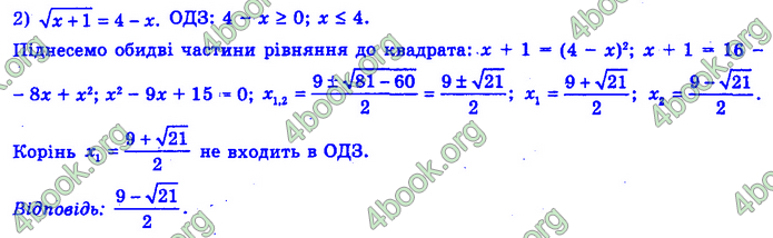 Алгебра 11 клас Нелін 2019. ГДЗ