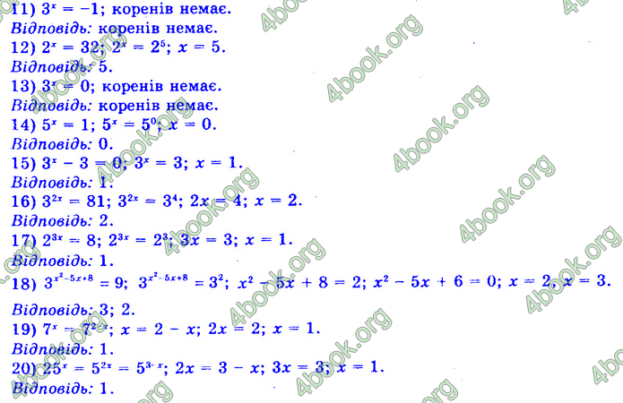 ГДЗ Математика 11 клас Нелін 2019